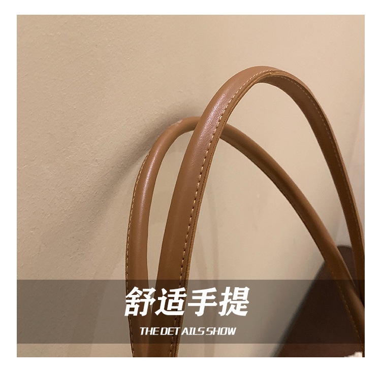 商品[国内直发] GLENVINTEN|格岚云顿复古大包包女2022秋季新款bag时尚子母包小众气质ins大容量腋下包,价格¥133,第6张图片详细描述