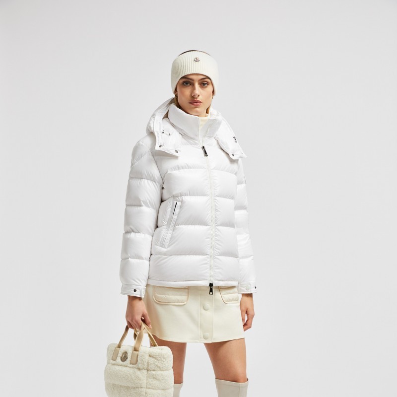 商品Moncler|蒙口 MAIRE系列女士灰白色短款羽绒服 J20931A0014268950032（三色可选）,价格¥11766,第5张图片详细描述