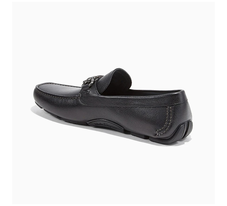 商品Salvatore Ferragamo|SALVATORE FERRAGAMO 黑色男士驾车鞋 02-4728-671739,价格¥3131,第6张图片详细描述