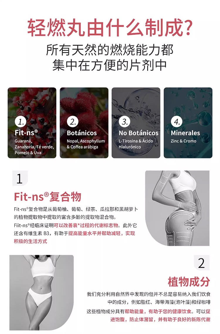 商品EAFIT|360度全效植物减旨体形燃旨片重塑紧肤水肿120粒,价格¥323,第11张图片详细描述