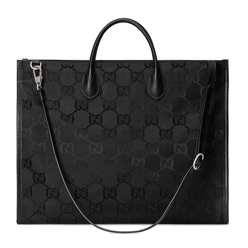 商品Gucci|GUCCI/古驰 Off the Grid系列 黑色尼龙可回收材料方款离网手提袋 630353H9HAN1000,价格¥12021,第6张图片详细描述