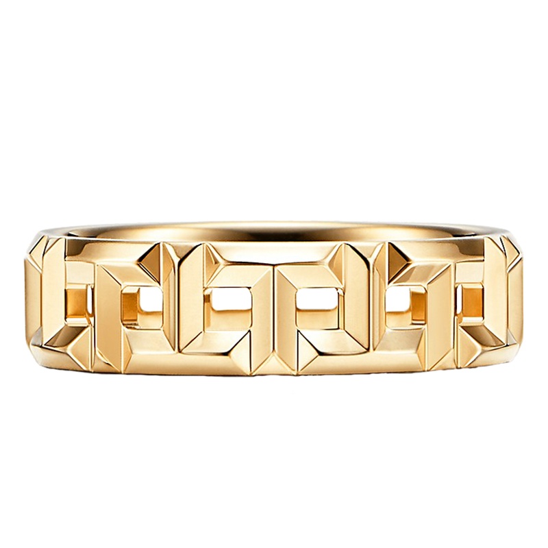 商品Tiffany & Co.|  Tiffany & Co./蒂芙尼 18K 黄金 True 宽式戒指GRP10567,价格¥18214,第4张图片详细描述
