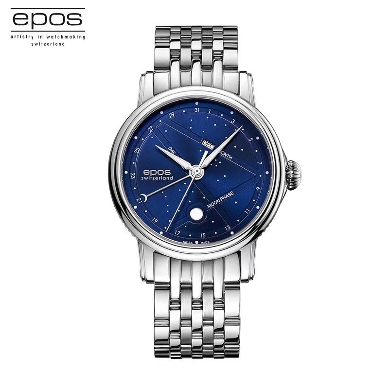 商品[国内直发] EPOS|爱宝时EPOS 浪漫星月钢带3391.832.20.16.30男士机械表,价格¥16268,第8张图片详细描述