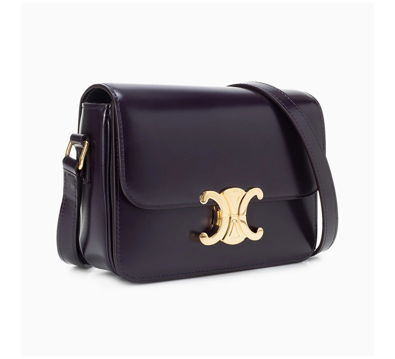 商品[国内直发] Celine|CELINE 女士深红色单肩包 188423-BF4-28AU,价格¥29620,第6张图片详细描述