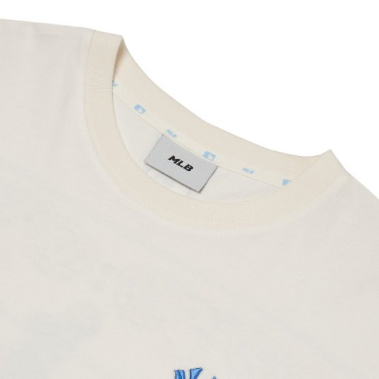商品MLB|【韩国直邮|包邮包税】MLB 美联棒 白色腰果花T恤衫 3ATS52023-50IVSL,价格¥316,第14张图片详细描述