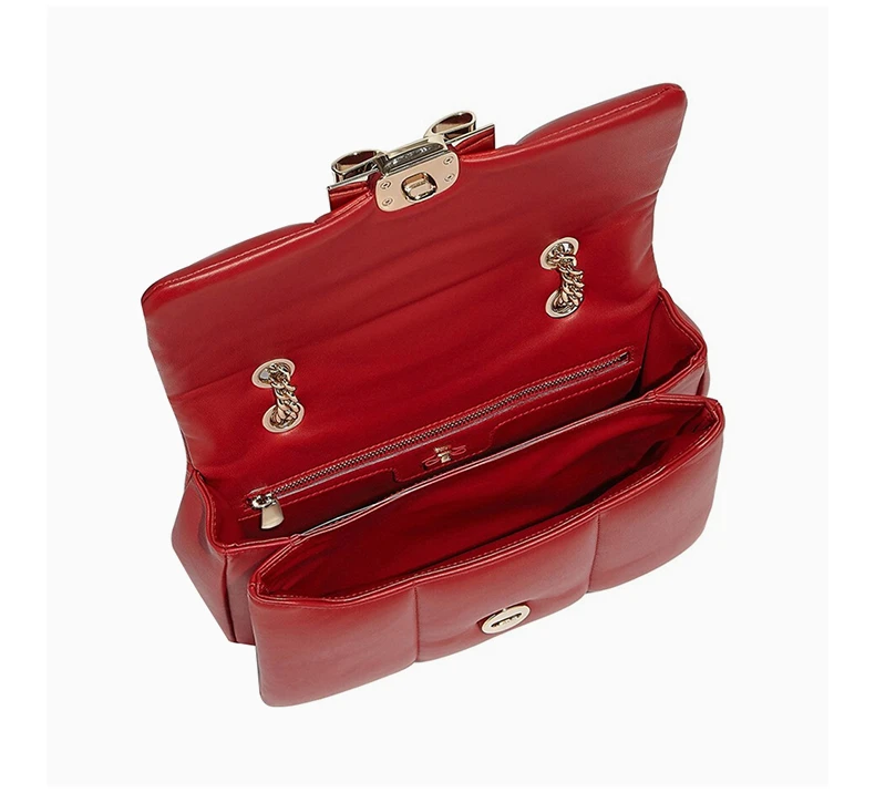 商品[国内直发] Salvatore Ferragamo|SALVATORE FERRAGAMO 女士红色牛皮单肩斜挎包 21-H342-709439,价格¥7568,第7张图片详细描述