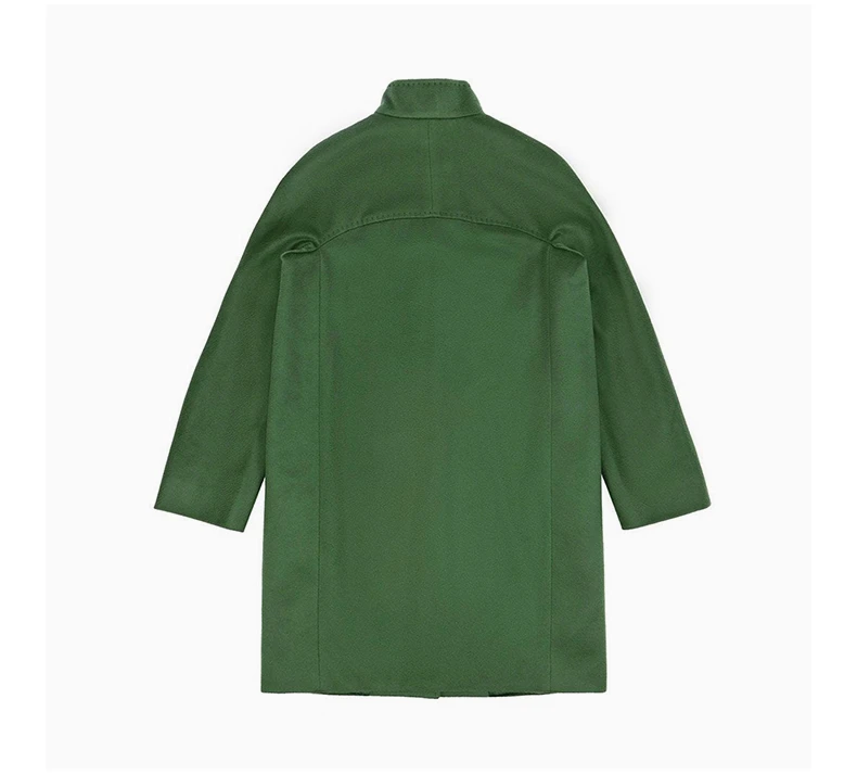商品[国内直发] Max Mara|MAX MARA 女士绿色羊毛风衣 60862249-600-006,价格¥4272,第5张图片详细描述