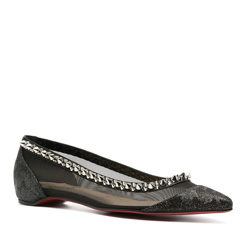 商品Christian Louboutin|CHRISTIAN LOUBOUTIN 黑色女士便鞋 1210114-BK65,价格¥4637,第2张图片详细描述