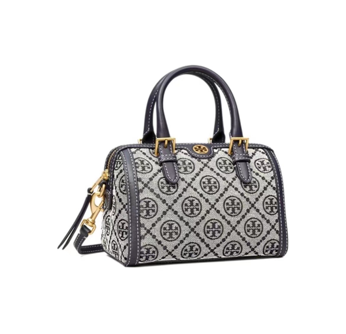 商品[国内直发] Tory Burch|托里·伯奇 奢侈品TB女包女士手提单肩斜挎迷你桶包明星同款 海军蓝82939-405,价格¥3002,第6张图片详细描述