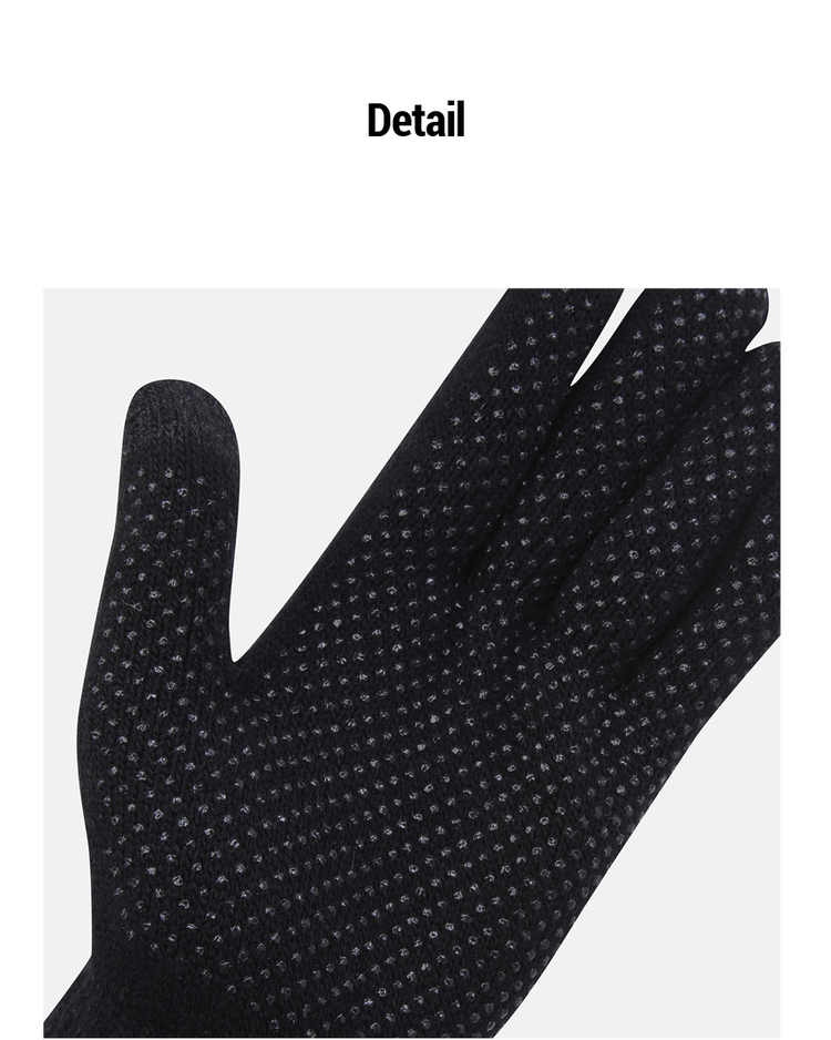 商品【预售商品15天发货】 DESCENTE|【Brilliant|包邮包税】针织材质贴合手型舒适保暖手套SO323UGL91-NVY0,价格¥169,第3张图片详细描述