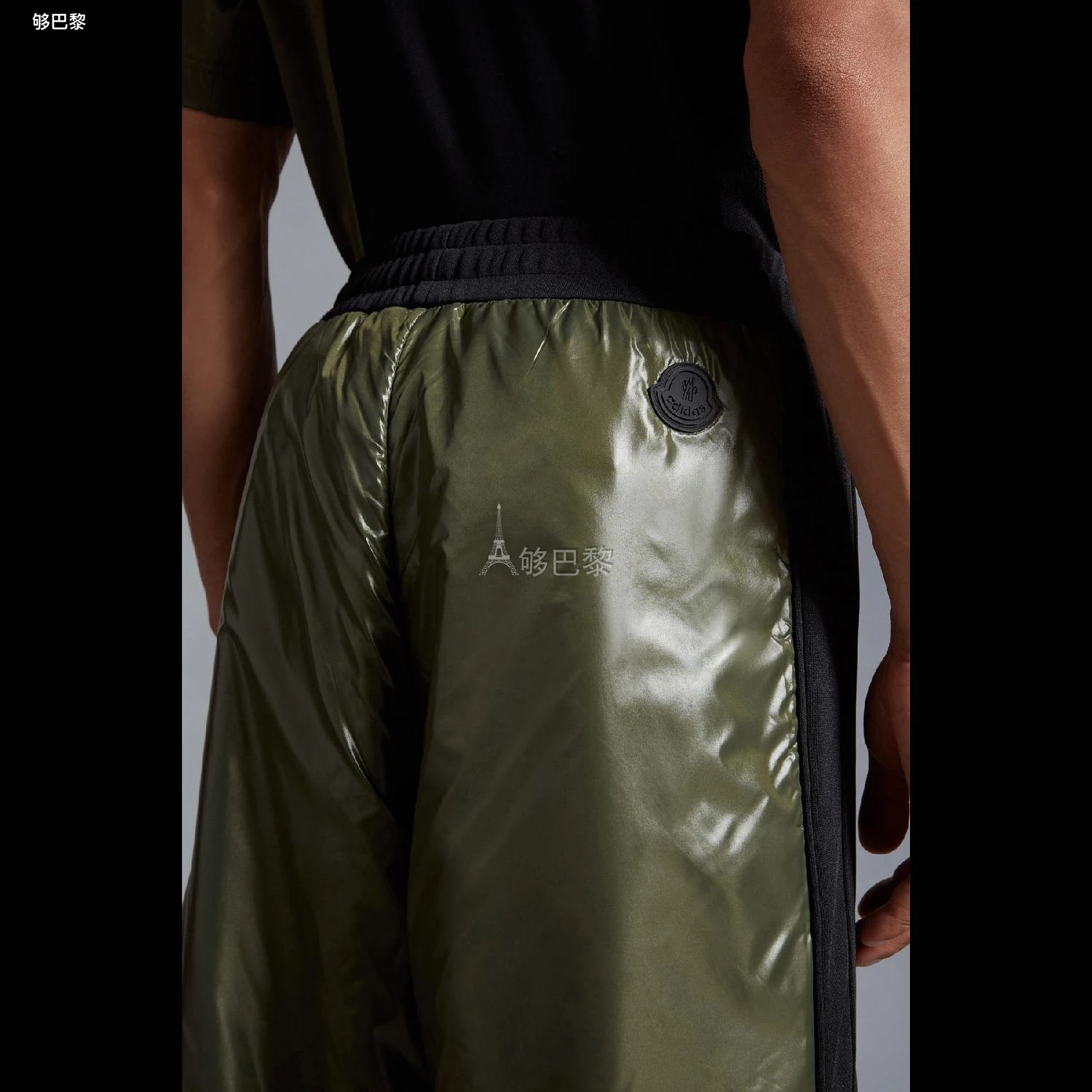 商品Moncler|【预售】 MONCLER盟可睐 24秋冬 男士 休闲裤 Acetate Trackpants I209S8H00002M2291F98,价格¥5457,第3张图片详细描述