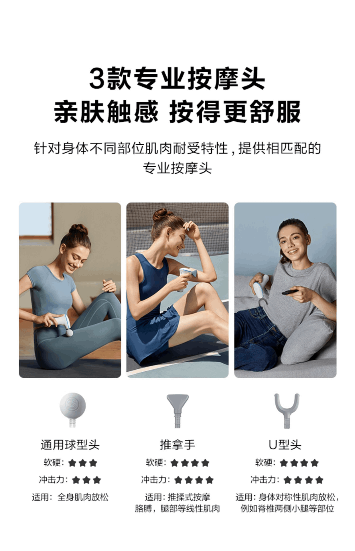 商品[国内直发] SKG|筋膜枪F5热敷舒缓肌肉放松颈膜枪mini按摩枪按摩枪,价格¥487,第25张图片详细描述