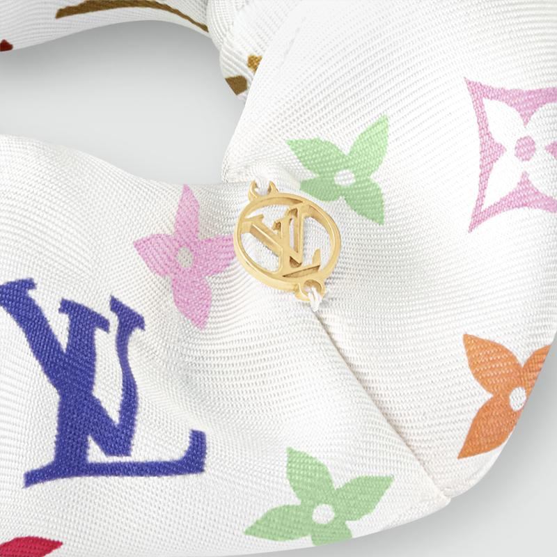 商品Louis Vuitton|LV/路易威登 女士白色真丝发带,价格¥1889,第4张图片详细描述