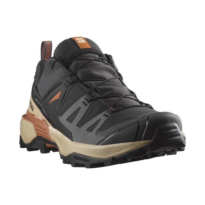 商品Salomon|Salomon萨洛蒙 X ULTRA 360 GORE-TEX系列男士深灰色/米色/焦糖棕纺织登山鞋,价格¥1342,第8张图片详细描述