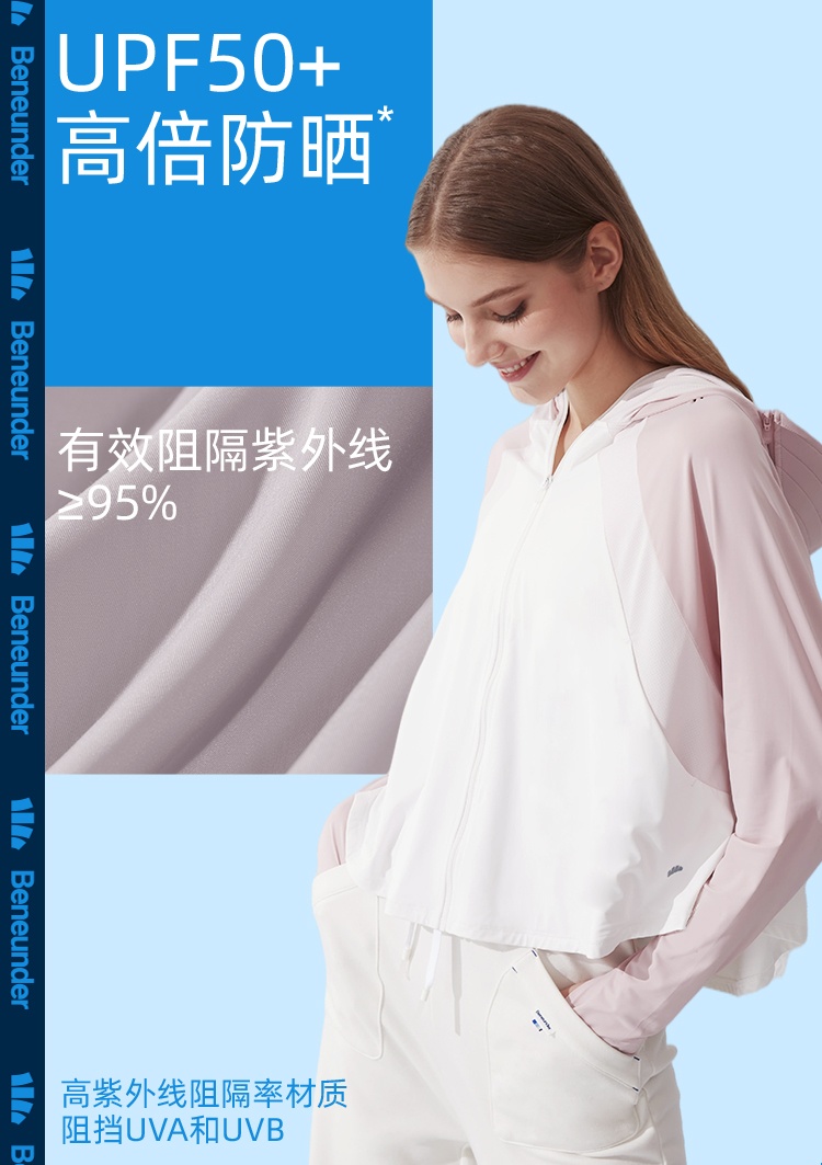 商品[国内直发] Beneunder|蕉下浅息披肩防晒衣防紫外线户外凉感防晒服户外露营薄遮阳短外套,价格¥318,第3张图片详细描述