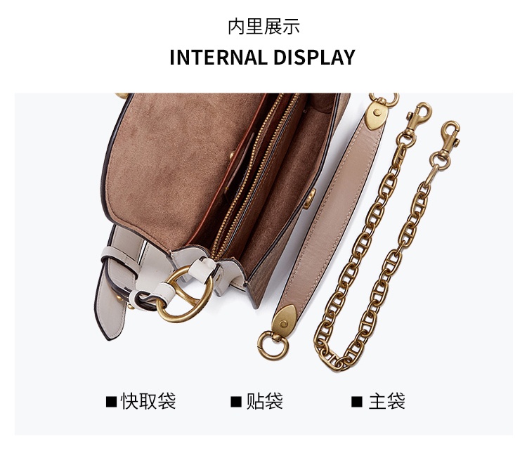 商品[国内直发] Coach|蔻驰女包COACH斜挎包奢侈品 女士专柜款粉色拼卡其色PVC配皮手提单肩斜挎包礼物送女友C0750 V5SI3,价格¥974,第5张图片详细描述