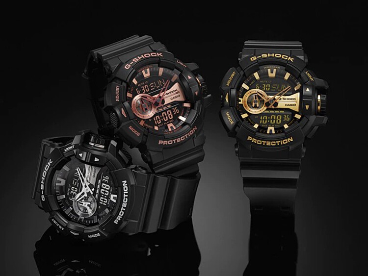 商品[国内直发] Casio|卡西欧（CASIO）手表 g-shock系列运动男表 黑色橡胶带GA-400GB-1A4-黑色-GA-400GB-1A4,价格¥1114,第3张图片详细描述