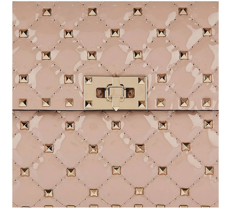 商品[国内直发] Valentino|Valentino ��华伦天奴 裸色漆皮女士链条包 RW2B0122-VNE-P45,价格¥13172,第7张图片详细描述