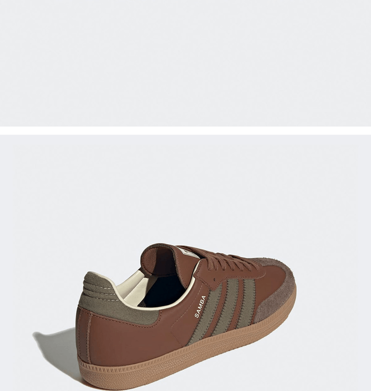 商品Adidas|【Brilliant|包邮包税】阿迪达斯 SAMBA OG  休闲鞋 运动鞋  IE9122 PREBRN/OLISTR/EARSTR,价格¥613,第4张图片详细描述