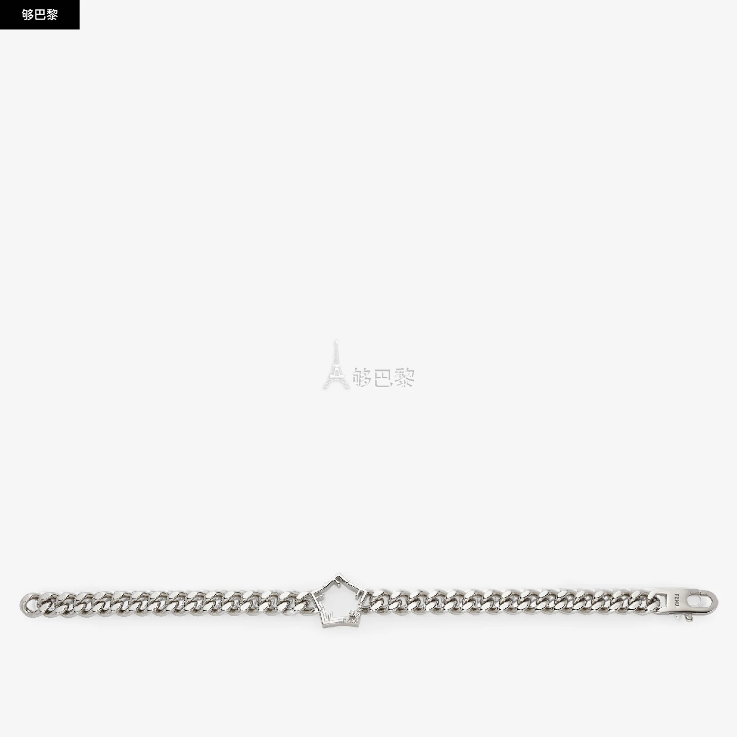 商品Fendi|【预售】 芬迪 25春夏 男士 手链 Fendi Five Bracelet 7AJ785A44GF035M ,价格¥3985,第2张图片详细描述