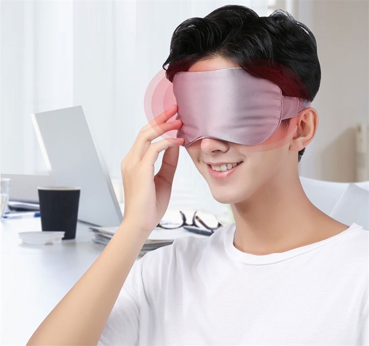 商品[国内直发] PMA|PMA酷轻松石墨烯发热真丝眼罩快速发热随时呵护双眼睡眠遮光透气眼罩热敷男女,价格¥94,第9张图片详细描述