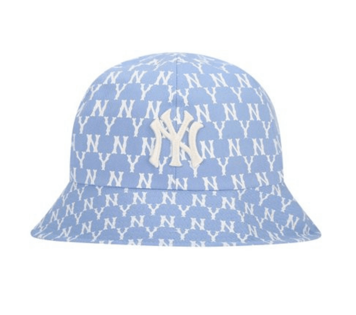 商品MLB|【享贝家】MLB 刺绣LOGO圆顶渔夫帽 男女同款 天蓝色（预售款，10天发货）32CPHA111-50S,价格¥159,第3张图片详细描述