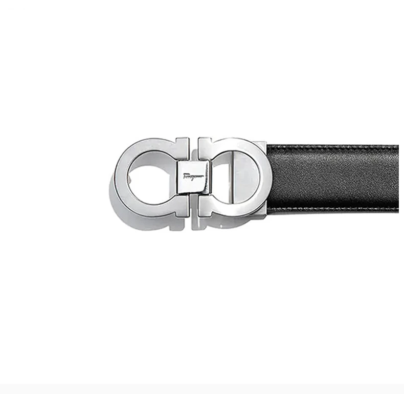 商品[国内直发] Salvatore Ferragamo|SALVATORE FERRAGAMO 黑色男士腰带 67-9714-663056,价格¥5198,第6张图片详细描述