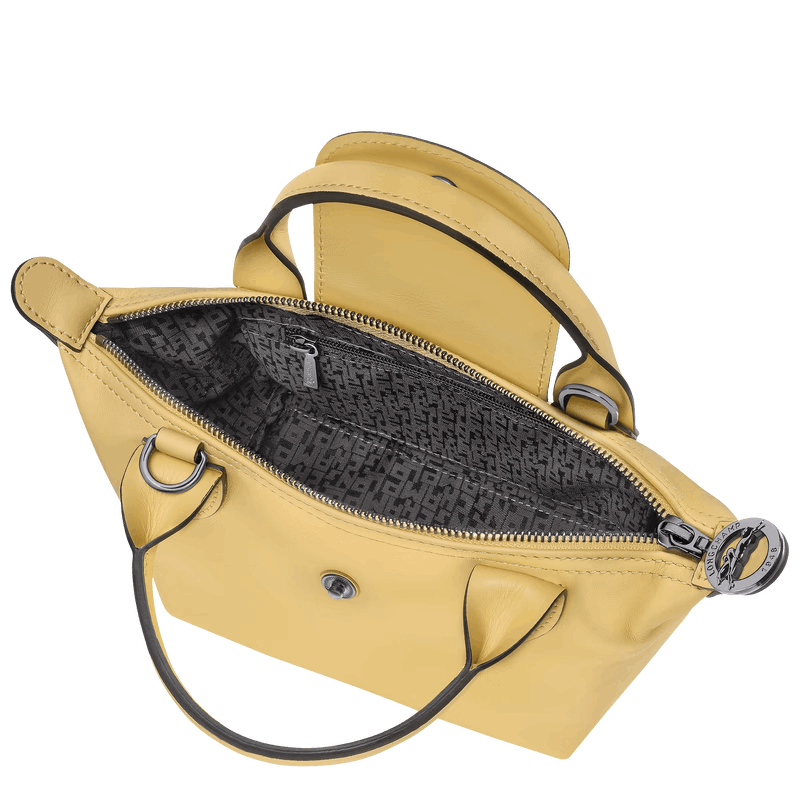 商品Longchamp|珑骧 LE PLIAGE XTRA 牛皮单肩迷你手提包 小麦色,价格¥3399,第4张图片详细描述