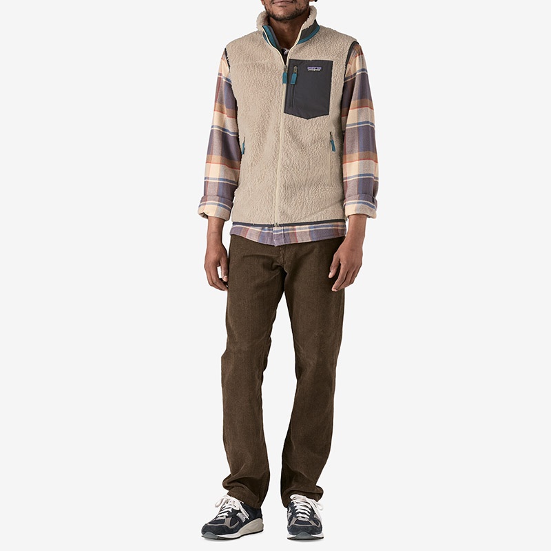 商品[国内直发] Patagonia|patagonia巴塔哥尼亚 Classic Retro-X 撞色口袋夏尔巴绒立领马甲 男款,价格¥1326,第5张图片详细描述
