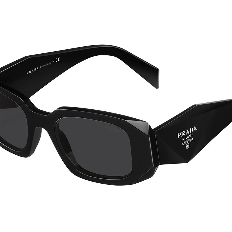 商品Prada|普拉达 黑色太阳眼镜墨镜 17WSF/51-1AB5S0 周洁琼金晨同款,价格¥1615,第5张图片详细描述