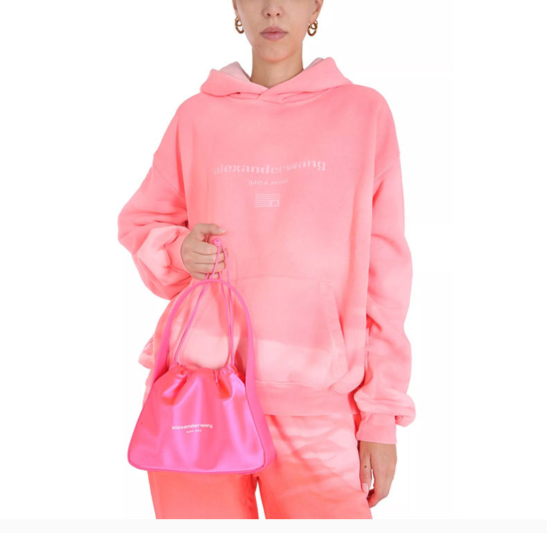 商品Alexander Wang|ALEXANDER WANG 桃粉色男士卫衣/帽衫 UCC3211447-674,价格¥1892,第9张图片详细描述
