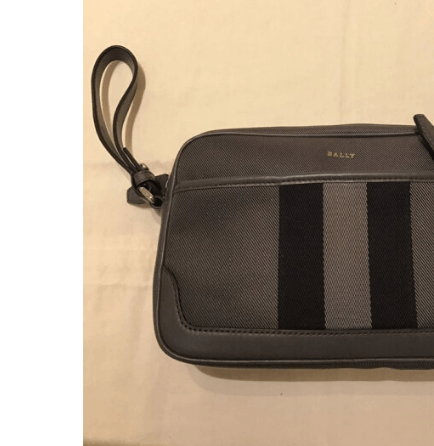商品Bally|巴利男士手提包手拿包时尚百搭款情人节礼物 灰色CALIROS.TSP-6226284（澳门仓发货）,价格¥1922,第4张图片详细描述