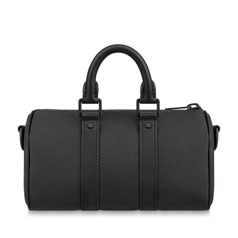 商品Louis Vuitton|预售10天 Louis Vuitton/路易威登 22春夏新款KEEPALL XS系列 男士迷你黑色皮革徽标黑扣可拆卸肩带单肩斜挎手提包M80950,价格¥15834,第3张图片详细描述