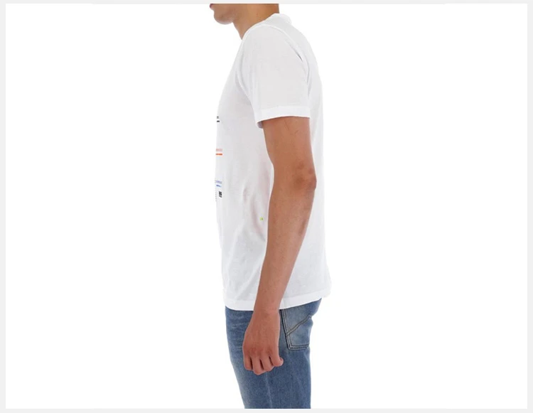 商品Hugo Boss|HUGO BOSS 米白色男士T恤 TEE3-50389085-100,价格¥515,第5张图片详细描述