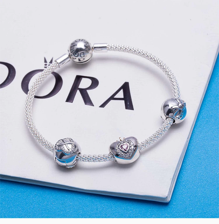 商品[国内直发] PANDORA|PANDORA 粉色女士手镯 PAND00096,价格¥565,第6张图片详细描述