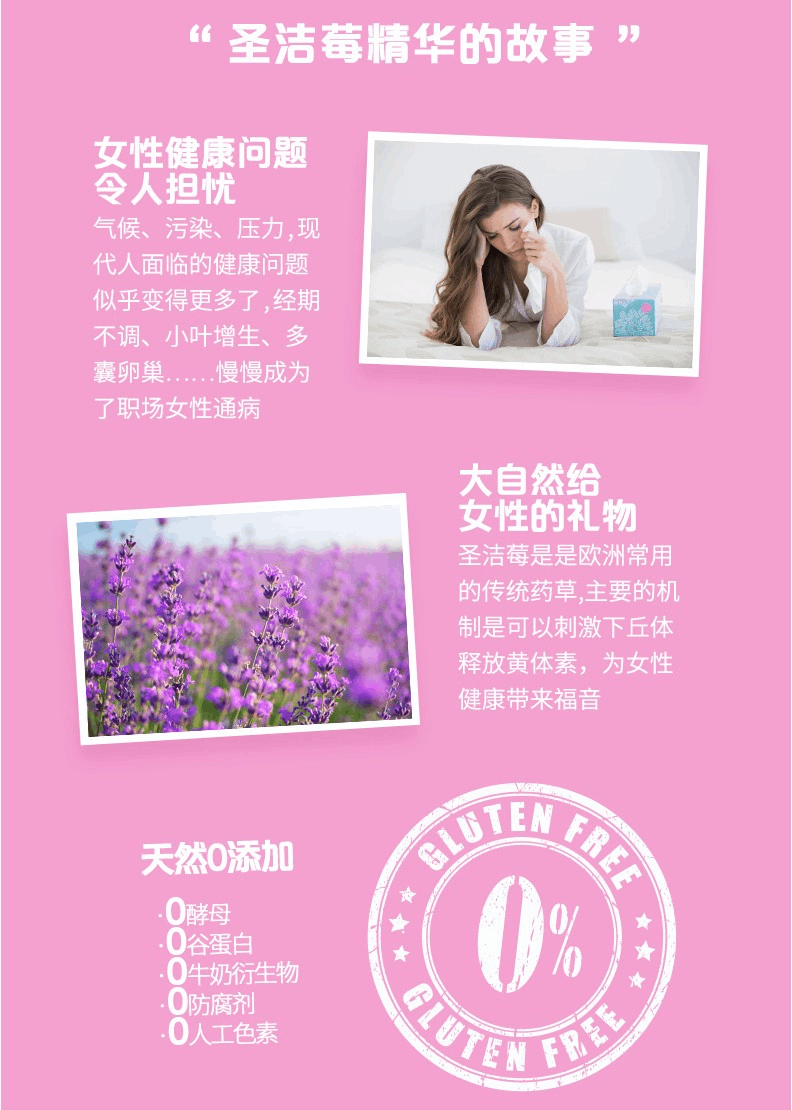 商品Blackmores|澳洲Blackmores澳佳宝bm圣洁莓调节黄体酮孕酮多囊卵巢妇科40粒,价格¥86,第4张图片详细描述
