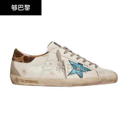 商品Golden Goose|包税【预售7天发货】 GOLDEN GOOSE 23秋冬 男士 休闲运动鞋 Super-Star Classic 运动鞋 GOGJZ4FCWHT,价格¥4659,第3张图片详细描述