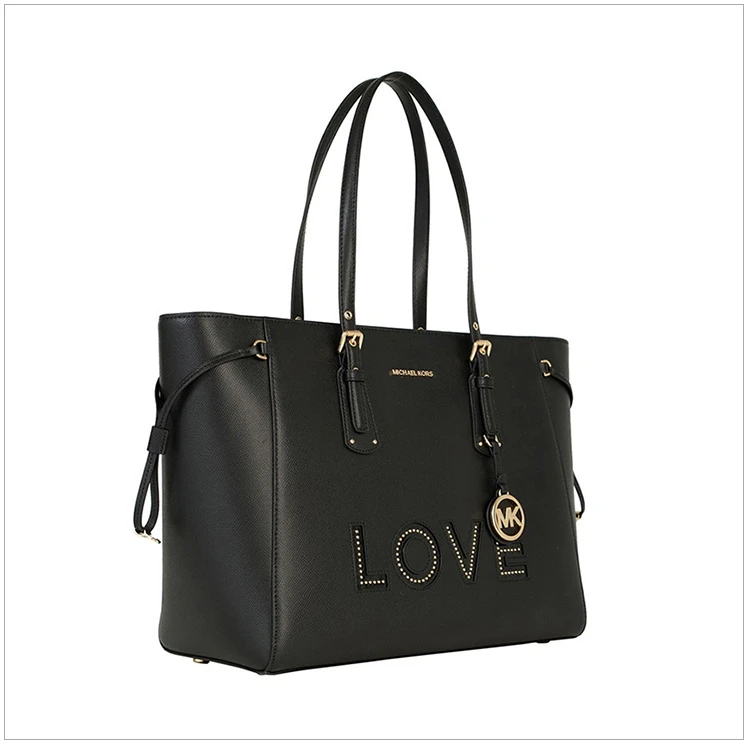 商品[国内直发] Michael Kors|Michael Kors 迈克高仕 女士时尚手提单肩包 30H7GV6T7O-Black,价格¥1005,第5张图片详细描述