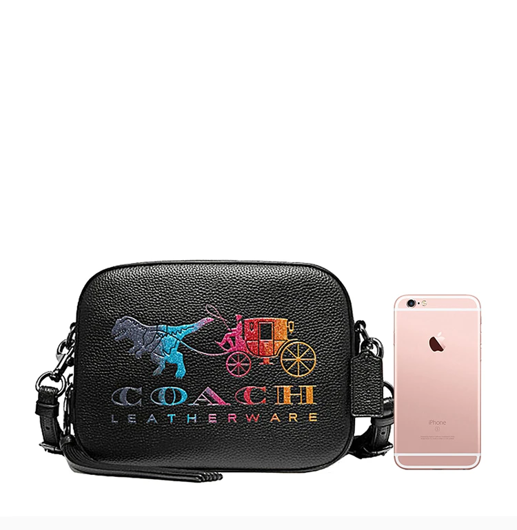 商品Coach|Coach(专柜) 女士斜挎包黑色 69417GMBK,价格¥880,第2张图片详细描述