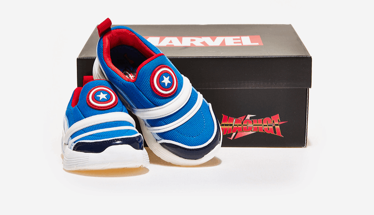 商品Hawkins|【Brilliant|包邮包税】HAWKINS LIGHTNING SNEAKER 儿童  运动鞋 SNEAKERS  HK89505 MARVEL CAPTAIN AMERICA BLUE,价格¥239,第5张图片详细描述