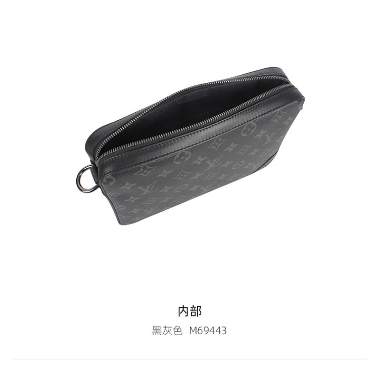 商品Louis Vuitton|Louis Vuitton 路易威登 男士 TRIO 三合一帆布老花单肩斜挎邮差包M69443,价格¥20512,第6张图片详细描述