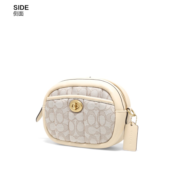 商品Coach|COACH 款女士织物配皮单肩斜挎包C5275B4SHG,价格¥1327,第5张图片详细描述