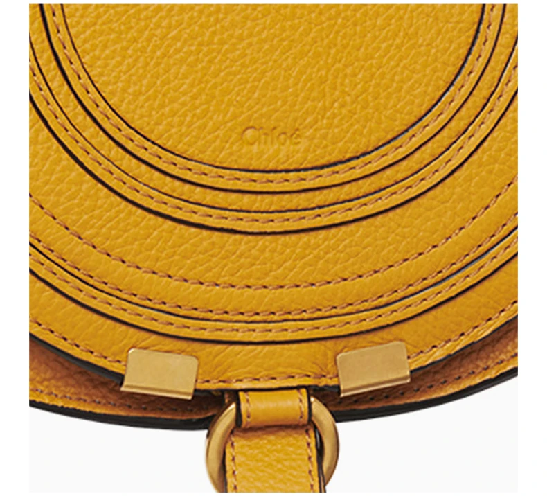 商品[国内直发] Chloé|CHLOE' 女士棕色皮革斜挎包 C21AS680-F01-216,价格¥4365,第8张图片详细描述