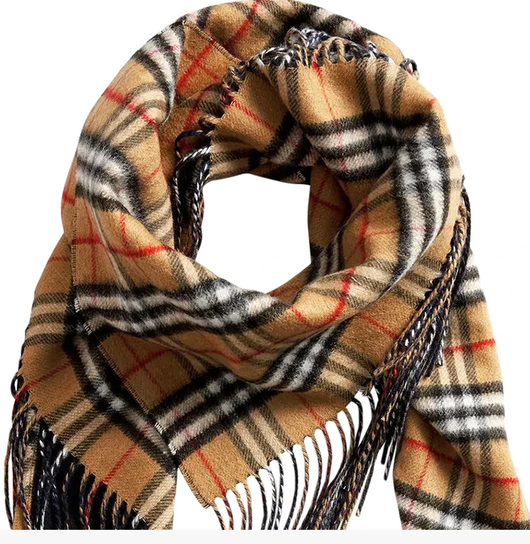 商品Burberry|BURBERRY 棕色女士围巾 4068872,价格¥2556,第6张图片详细描述