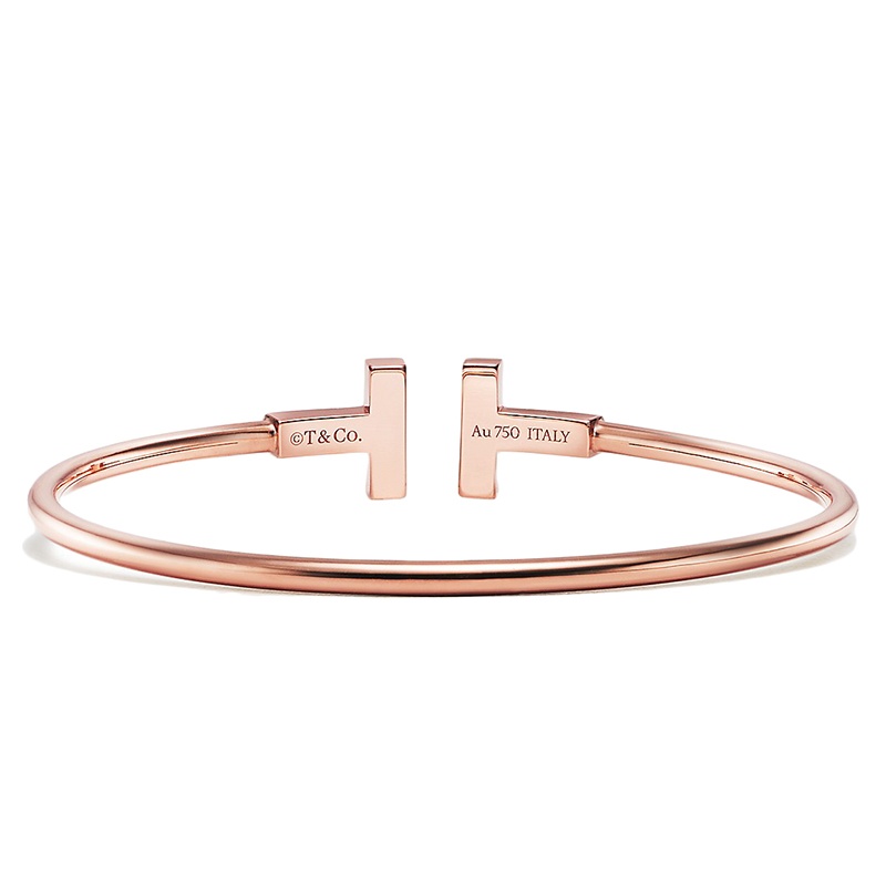 商品Tiffany & Co.|  Tiffany & Co./蒂芙尼 18K金 玫瑰金 珍珠母贝和钻石线圈手镯GRP11104,价格¥36416,第4张图片详细描述