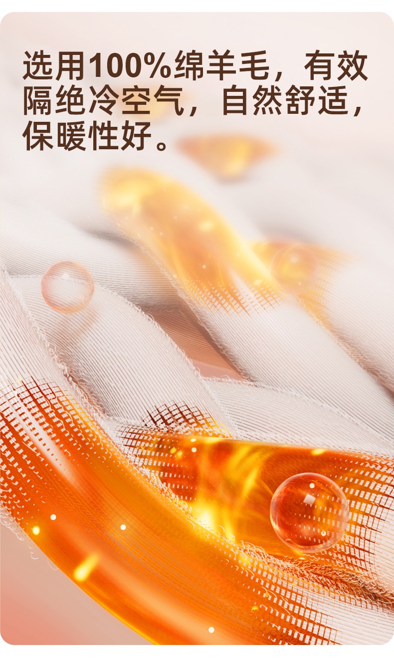 商品[国内直发] CACUSS|秋冬新款纯羊毛手套女开车保暖舒适分指针织手套可触屏露指遮手套,价格¥133,第3张图片详细描述