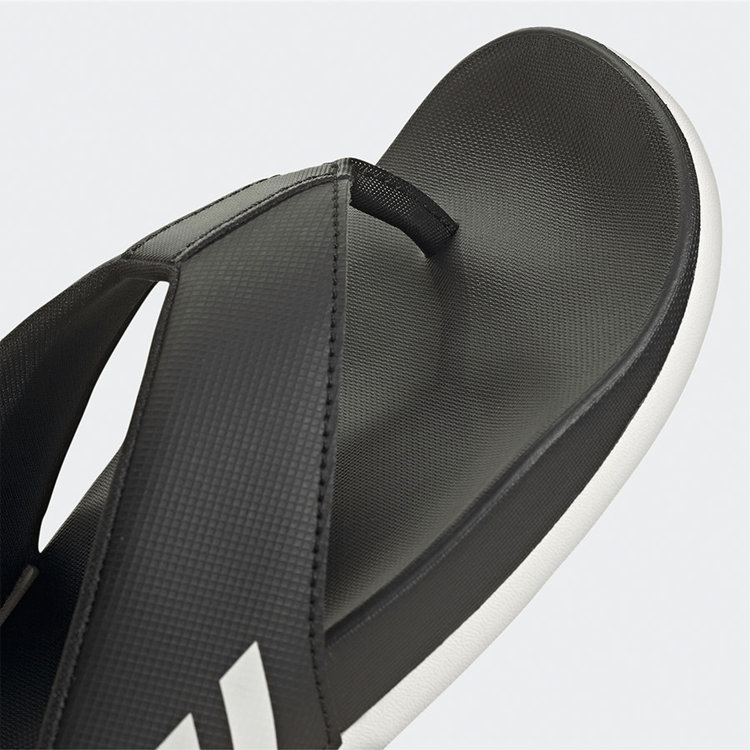 商品Adidas|【Brilliant|包邮包税】阿迪达斯 ADILETTE COMFORT FLIP FLOP  休闲鞋 运动鞋  HQ4458 CBLACK/CWHITE/CBLACK,价格¥209,第2张图片详细描述