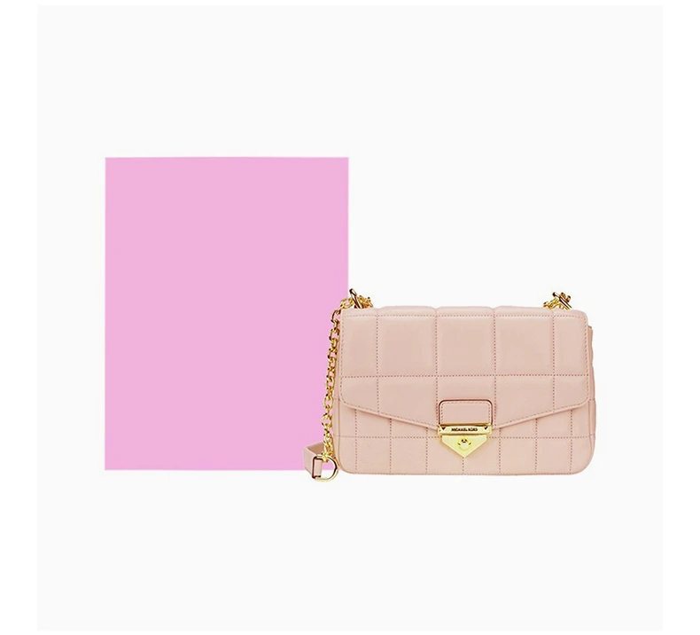 商品[国内直发] Michael Kors|MICHAEL KORS 粉色女士单肩包 30F0G1SL3L-SOFTPINK,价格¥1912,第8张图片详细描述