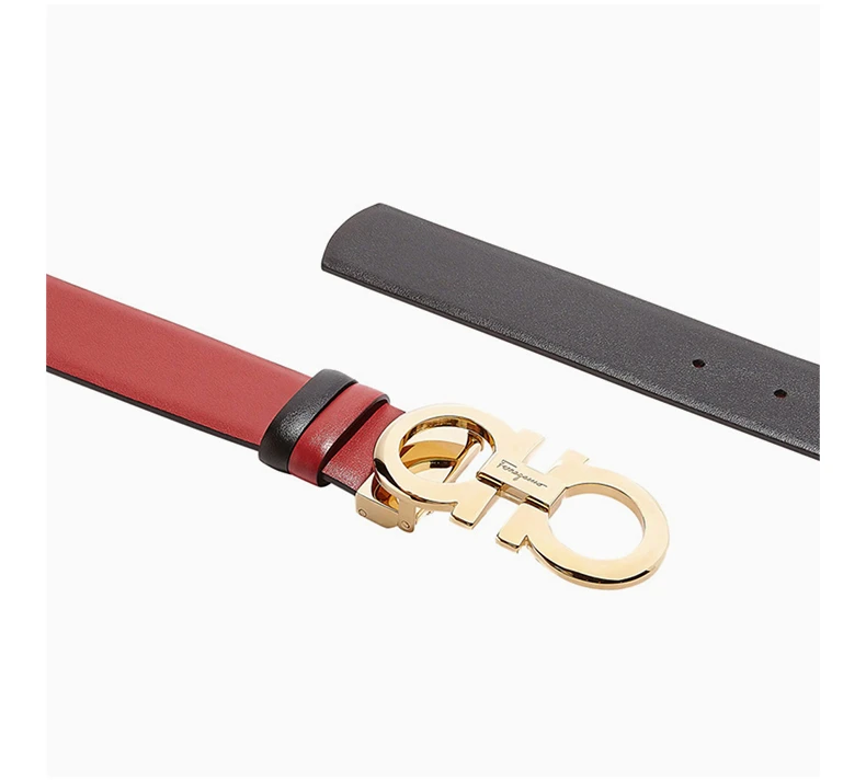 商品Salvatore Ferragamo|SALVATORE FERRAGAMO 红色女士腰带 23-A564-564326,价格¥1834,第5张图片详细描述