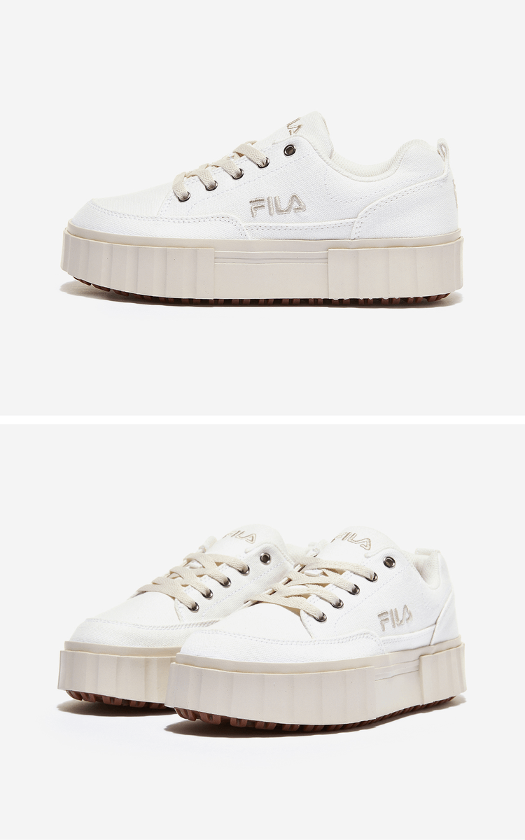 商品Fila|【Brilliant|包邮包税】斐乐 SAND BLAST LOW CV 休闲鞋 帆布鞋  1TM01576D 920,价格¥308,第2张图片详细描述